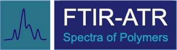 logo saying FTIR-ATR spectra of polymers