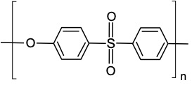chemical structure of polyethersulfone