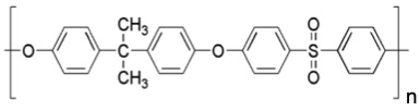 chemical structure of polysulfone